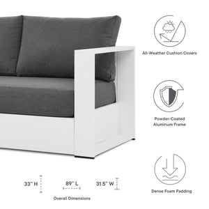 Tahoe Outdoor Patio Powder-Coated Aluminum Sofa by Modway