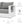 Tahoe Outdoor Patio Powder-Coated Aluminum Sofa by Modway