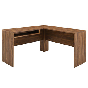 Venture L-Shaped Wood Office Desk by Modway
