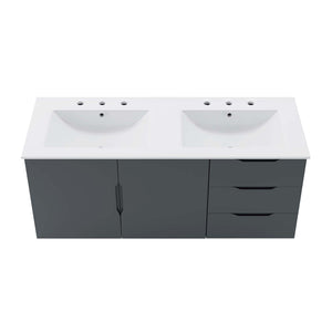 Vitality 48" Double Sink Bathroom Vanity by Modway