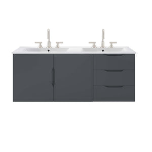 Vitality 48" Double Sink Bathroom Vanity by Modway