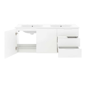 Vitality 48" Double Sink Bathroom Vanity by Modway