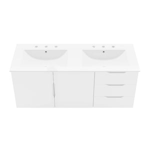 Vitality 48" Double Sink Bathroom Vanity by Modway