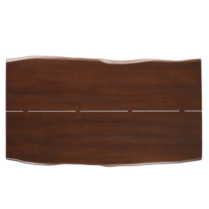 Ardor 74" Live Edge Acacia Wood Dining Table by Modway