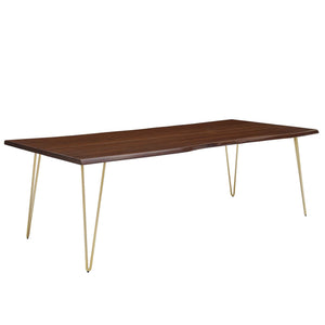 Ardor 96" Live Edge Acacia Wood Dining Table by Modway