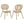 Malina Wood Dining Side Chair Set of 2 by Modway
