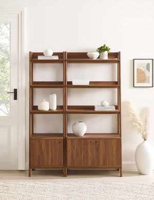 Bixby Wood Bookshelves Set of 2 by Modway
