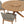 Wellspring 5-Piece Outdoor Patio Teak Wood Dining Set by Modway