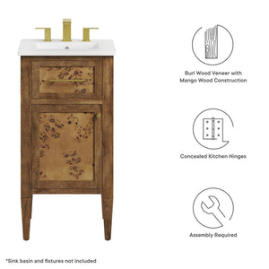 Elysian 18" Wood Bathroom Vanity Cabinet