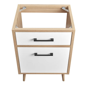 Maverick 24" Bathroom Vanity Cabinet Oak White