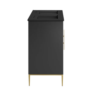 Awaken 48" Double Sink Bathroom Vanity by Modway