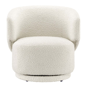 Celestia Boucle Fabric Swivel Chair by Modway
