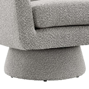 Astral Boucle Fabric Swivel Chair by Modway