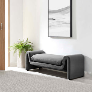 Waverly Performance Velvet Bench by Modway