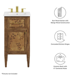 Elysian 18" Wood Bathroom Vanity by Modway