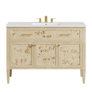 Elysian 48" Wood Single Sink Bathroom Vanity by Modway