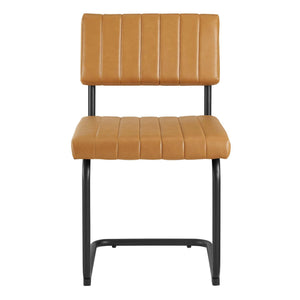 Parity Vegan Leather Dining Side Chairs Set of 2 by Modway