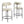 Albie Boucle Fabric Counter Stools Set of 2 by Modway