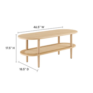 Torus Oval Coffee Table by Modway