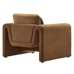 Waverly Performance Velvet Armchair by Modway