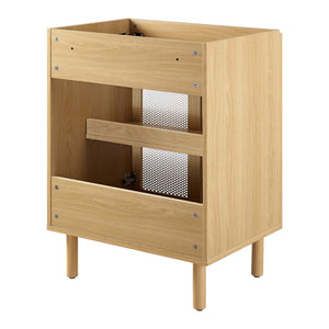 Calla 24" Perforated Metal Bathroom Vanity Cabinet