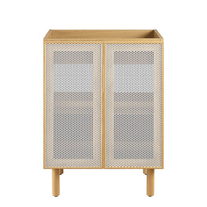 Calla 24" Perforated Metal Bathroom Vanity Cabinet