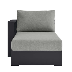 Tahoe Outdoor Patio Powder-Coated Aluminum Left-Facing Chaise Lounge