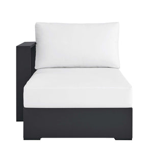 Tahoe Outdoor Patio Powder-Coated Aluminum Left-Facing Chaise Lounge