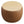 Perla Round Vegan Leather Storage Ottoman