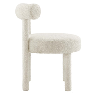 Toulouse Boucle Fabric Dining Chair Set of 2 by Modway