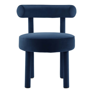 Toulouse Performance Velvet Dining Chair Set of 2 by Modway