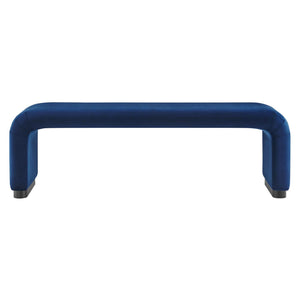 Koda Performance Velvet Waterfall Long Bench by Modway