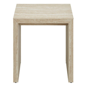 Mirella Faux Travertine Side Table by Modway