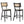 Caledonia Wood Bar Stools Set of 2 by Modway