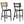 Caledonia Wood Bar Stools Set of 2 by Modway