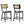 Caledonia Wood Counter Stools Set of 2 by Modway