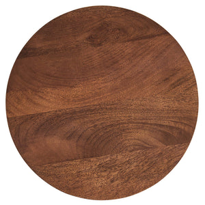 Valeo Round Wood and Metal Side Table by Modway