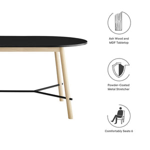 Infuse 71" Wood Grain Dining Table by Modway