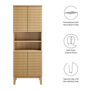 Render Tall Bathroom Storage Cabinet by Modway