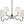 Wave Squiggle 4-Arm Pendant Light by Modway