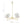 Wave Squiggle 4-Arm Pendant Light by Modway