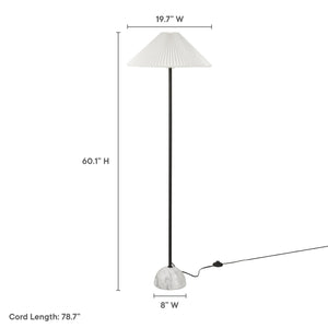 Illusion Marble Dome Floor Lamp by Modway