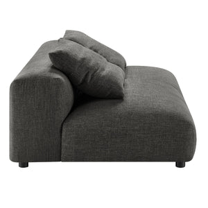 Solace Modular Upholstered Fabric Armless Loveseat by Modway