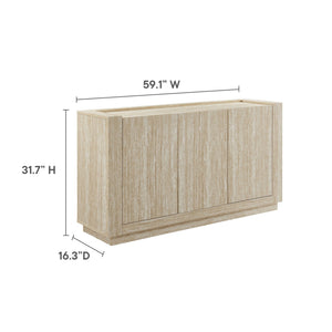 Hollis 59" Travertine Sideboard by Modway