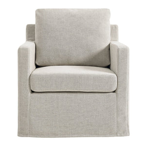 Serene Fabric Slipcovered Swivel Armchair by Modway