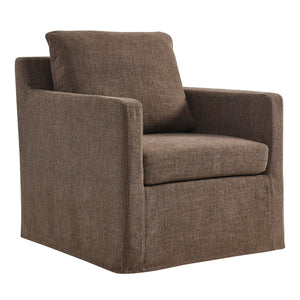 Serene Fabric Slipcovered Swivel Armchair by Modway