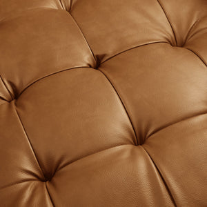 Valour Tufted Vegan Leather Accent Armchair by Modway