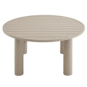 Nautica 5-Piece Round Outdoor Patio Aluminum Dining Table and Chairs Set