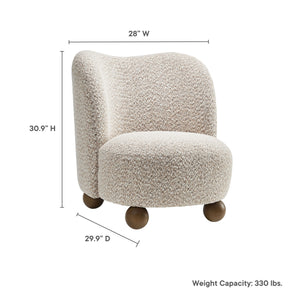 Monroe Boucle Fabric Accent Chair by Modway