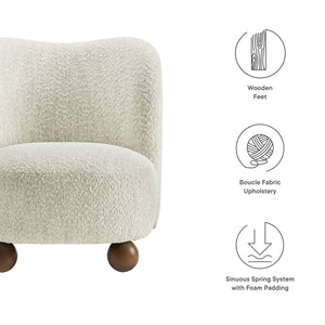 Monroe Boucle Fabric Accent Chair by Modway